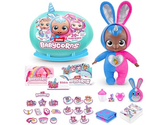 Babycorns Interactive Baby Doll Series 1 Large (Bunny)