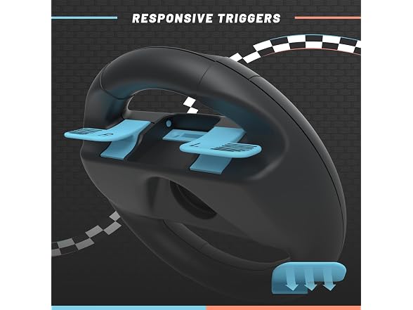 (2 Pack) Hyperkin Joy-Ride Racing Wheel for Switch - Gallery 4