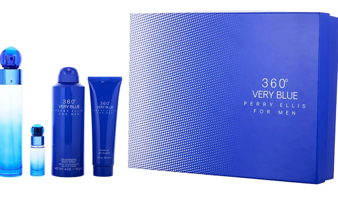 Perry Ellis 360 Very Blue 4pc EDT Set M - Gallery 2