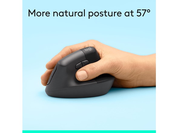 Logitech Lift Vertical Ergonomic Wireless Mouse