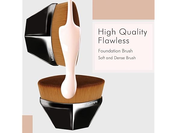 Flat Top Kabuki Makeup Brush w/Case