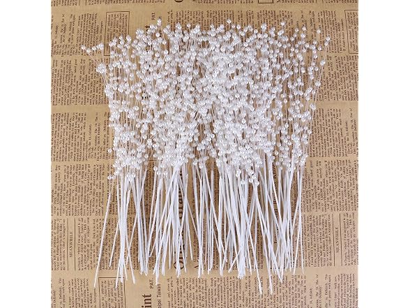 canjoyn 100 Stems Pearl Sticks Beading on