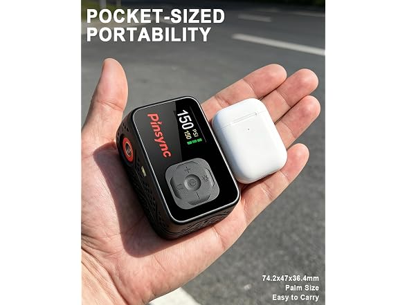 Pinsync Mini Electric Bike Pump