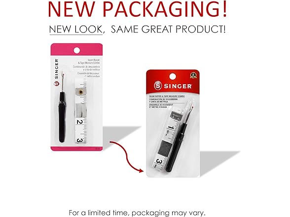 SINGER Seam Ripper and Tape Measure Combo