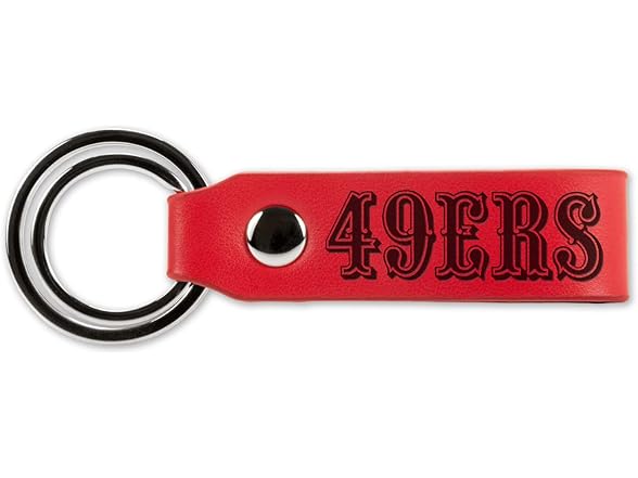 Rico Industries NFL Faux Leather Keychain