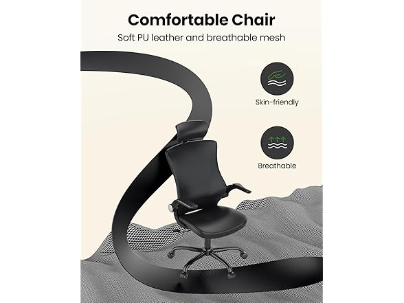 Totnz Ergonomic Office Chair w/Mesh Back