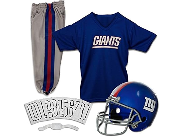 NY Giants Kids Football Set Costume