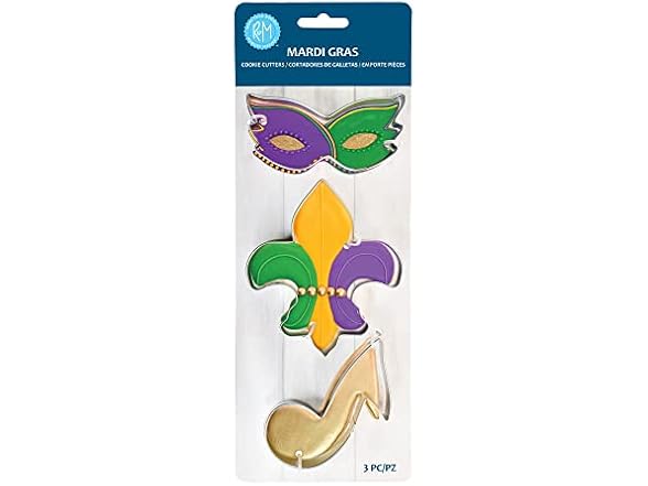 R&M Mardi Gras Cookie Cutter Gift Set