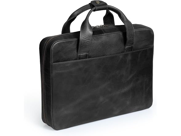 Londo Genuine Leather Organizer Satchel