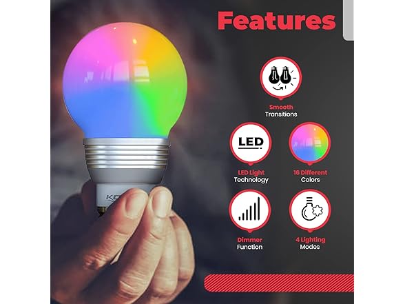 KOBRA Products LED Color Changing Bulb (Your Choice)