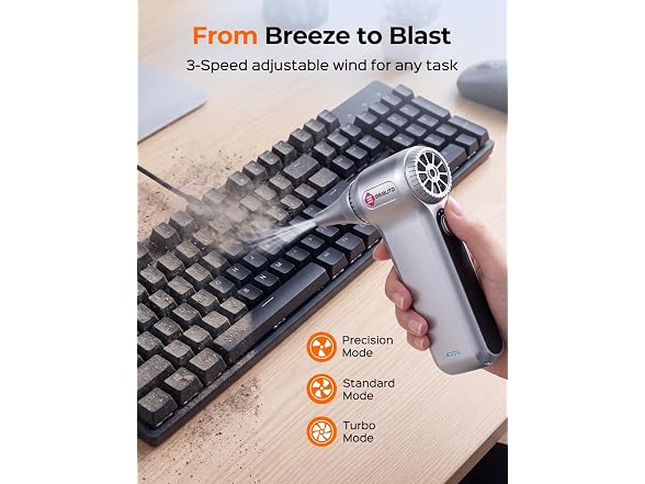 RERIOU Cordless Electric Air Duster