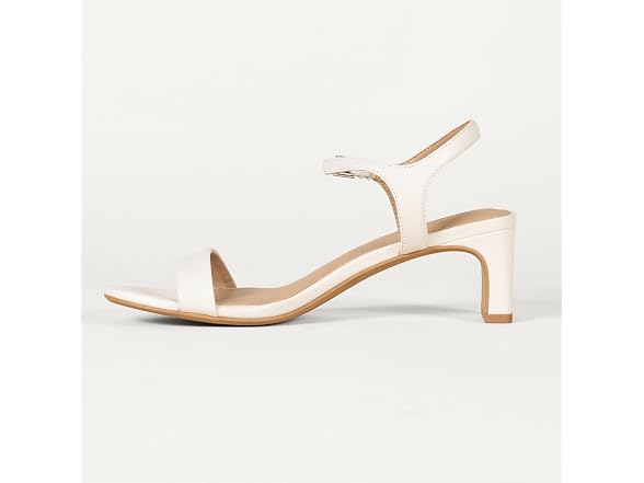 Amazon Essentials Women Sandals Ecru Faux Leather