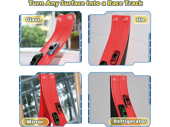 INKZOO Flex Track Flexible Race Track for Kids