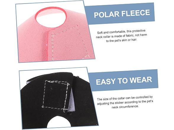 POPETPOP Puppy 2Pcs Pet Recovery Collar Mini