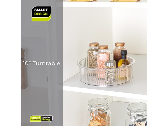 Smart Design Fluted Lazy Susan Turntable