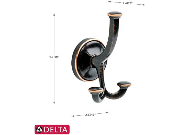 Delta Portman Triple Towel Hook in Venetian