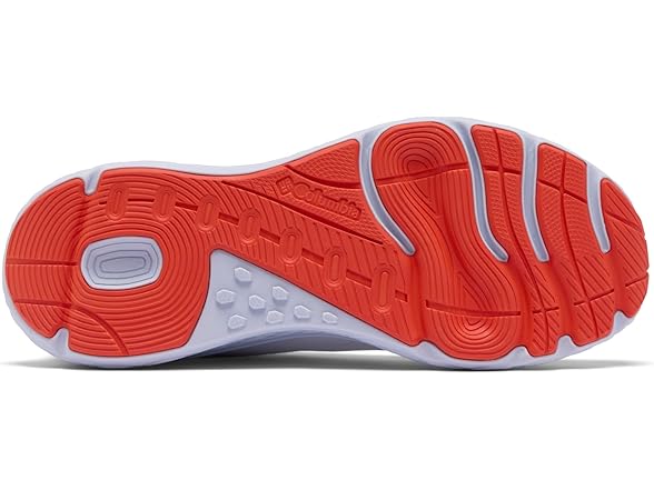 Columbia Womens, Snowdrift/Red Quartz, 12 Wide