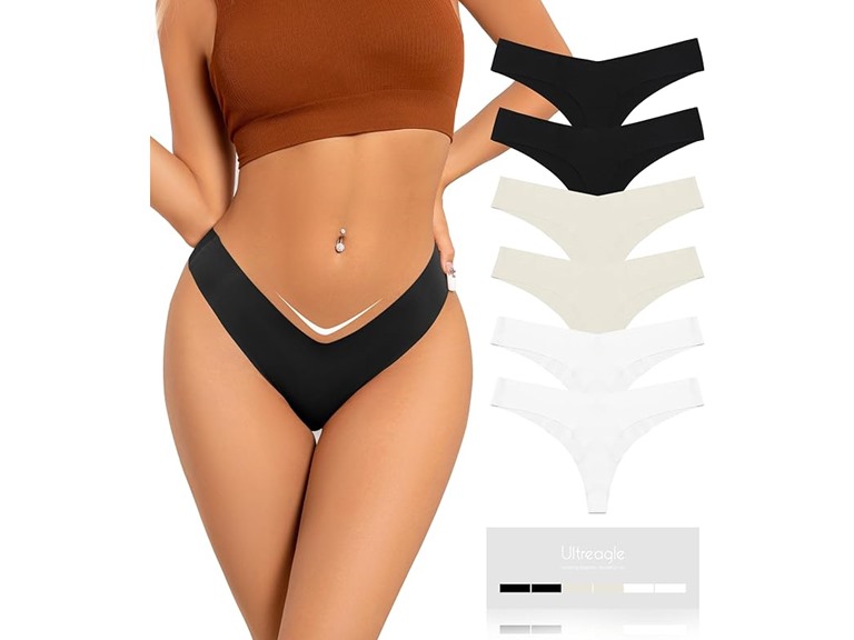 Women's 12 Pack No Show V-Waist Panties -2PK