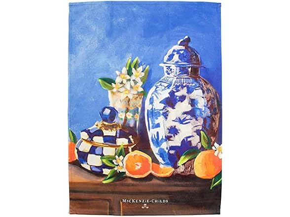 MACKENZIE-CHILDS Vase Dish Towel