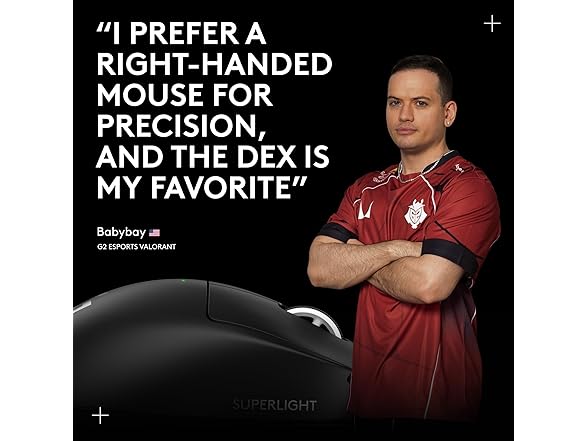 Logitech G PRO X Superlight 2 DEX Wireless Mouse