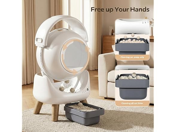 Heldenrol Auto Litter Box White