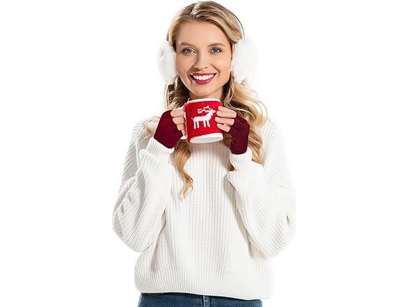 SATINIOR 8 Pack Women Fingerless Gloves