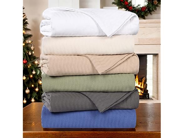 Superior Cotton Lightweight Woven Summer Bed Blanket