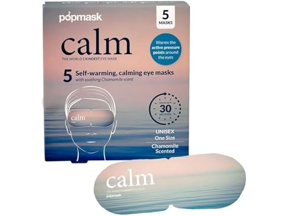 (15ct) Calm Self Warming Eye Mask Chamomile Scented