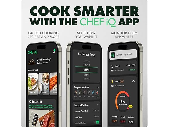 CHEF iQ Sense | Smart Wireless Meat Thermometer