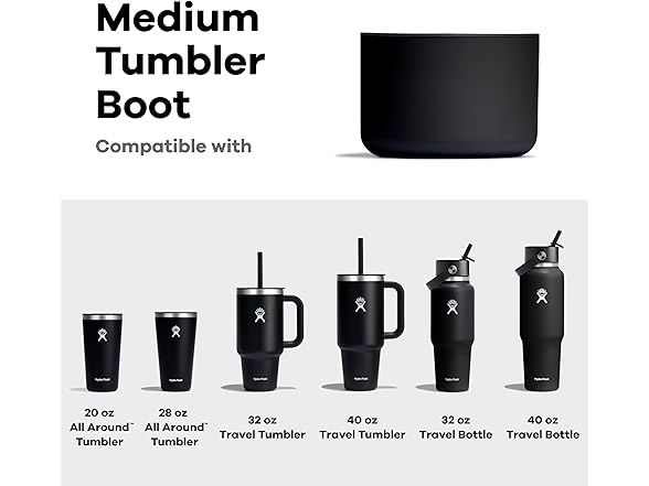 Hydro Flask Medium Tumbler Boot Cascade