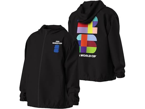 Outerstuff Full-Zip Hooded Rain Jacket (S)