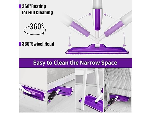 Purple Wet Spray Mop