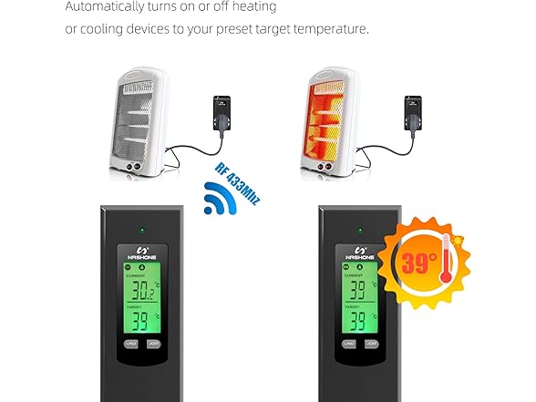 Nashone Wireless Thermostat Socket