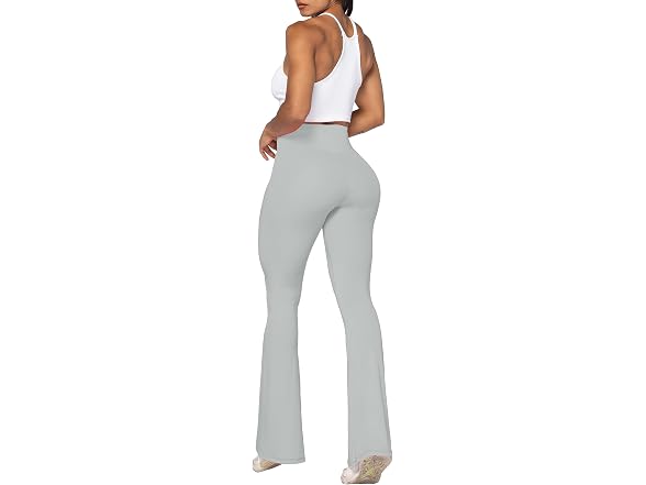 Sunzel Flare Leggings 30in XL Silver Grey