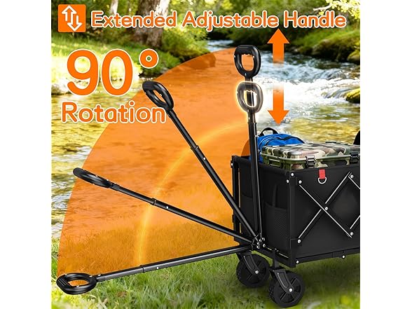 Yozoia Foldable Wagon Cart