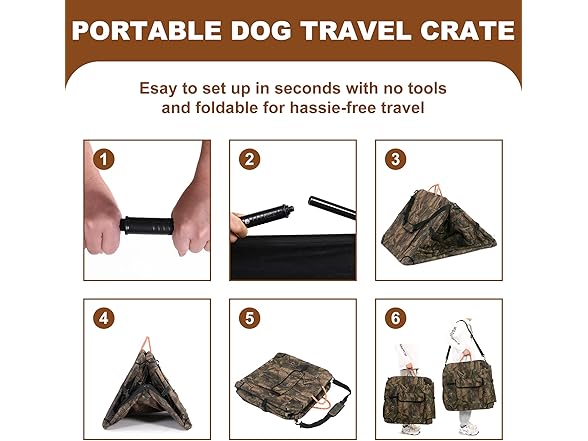 KOOPRO Collapsible Dog Crate