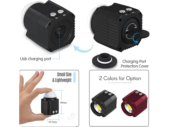 Camnoon LED Video Light Waterproof IPX8