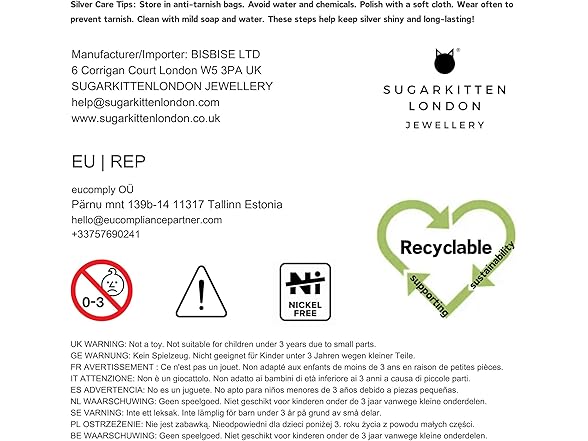 SUGARKITTEN Claddagh Cross Pendant