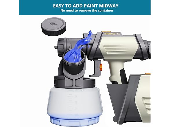 TILSWALL Shark800 800W Paint Sprayer White - Gallery 2