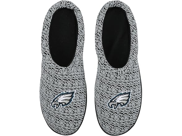PHILADELPHIA EAGLES (7-8) Mens Poly Knit Cup Sole Slipper