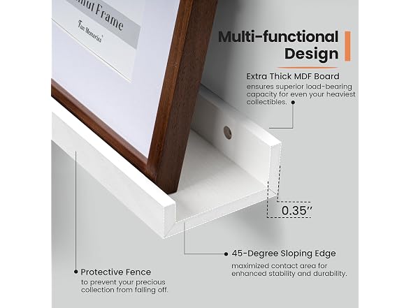 Fun Memories Picture Ledge Shelf, 16 Inch