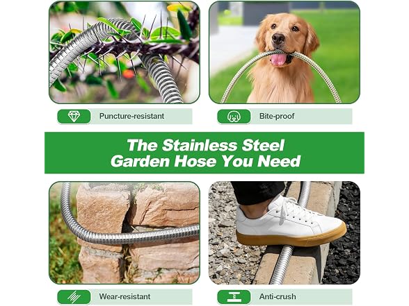 Toolasin 50FT Stainless Steel Garden House