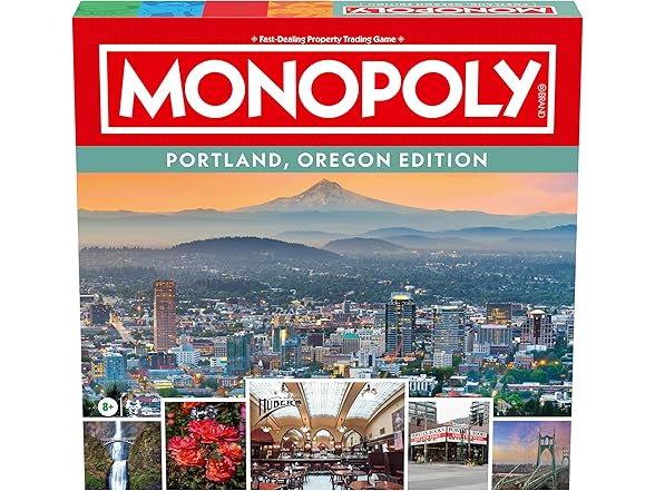 Monopoly Board Game – Portland, OR Edition