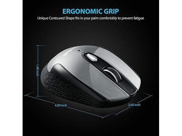LeadsaiL Slim Wireless Mouse