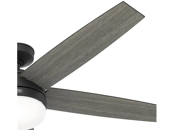 Hunter Fan 60 inch Matte Black Indoor Ceiling Fan with LED