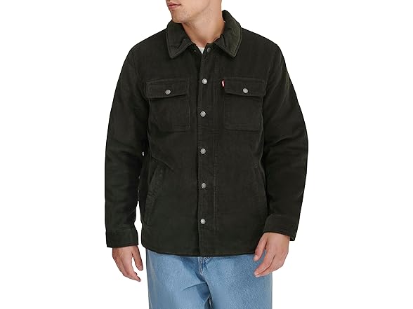 Levis Mens Corduroy Shirt Jacket