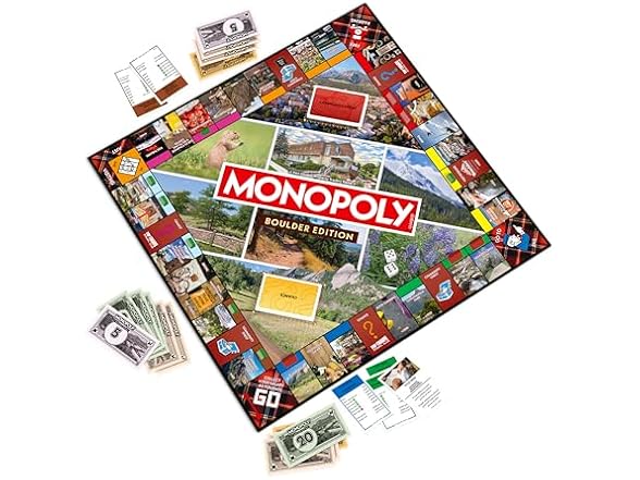 Monopoly Board Game – Boulder, CO Edition
