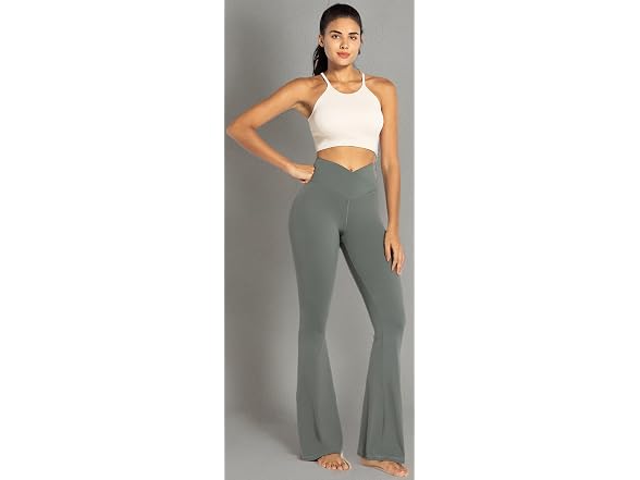 Sunzel Flare Leggings 32in L Grey
