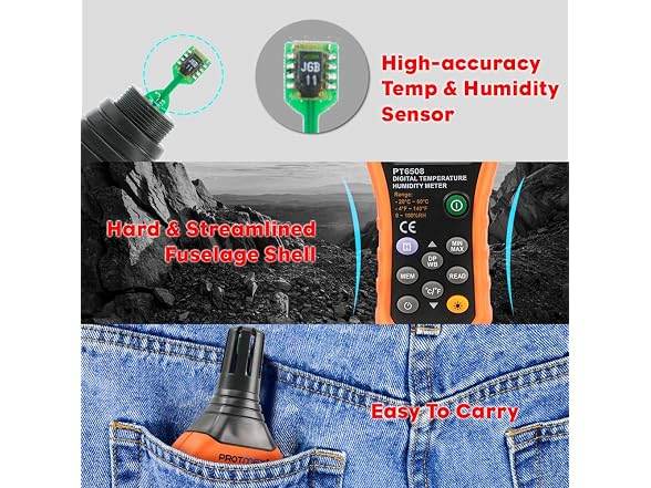 Protmex Temperature Humidity Meter