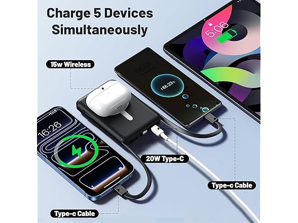 Azmuth Magnetic Power Bank | 10000mAh 20W